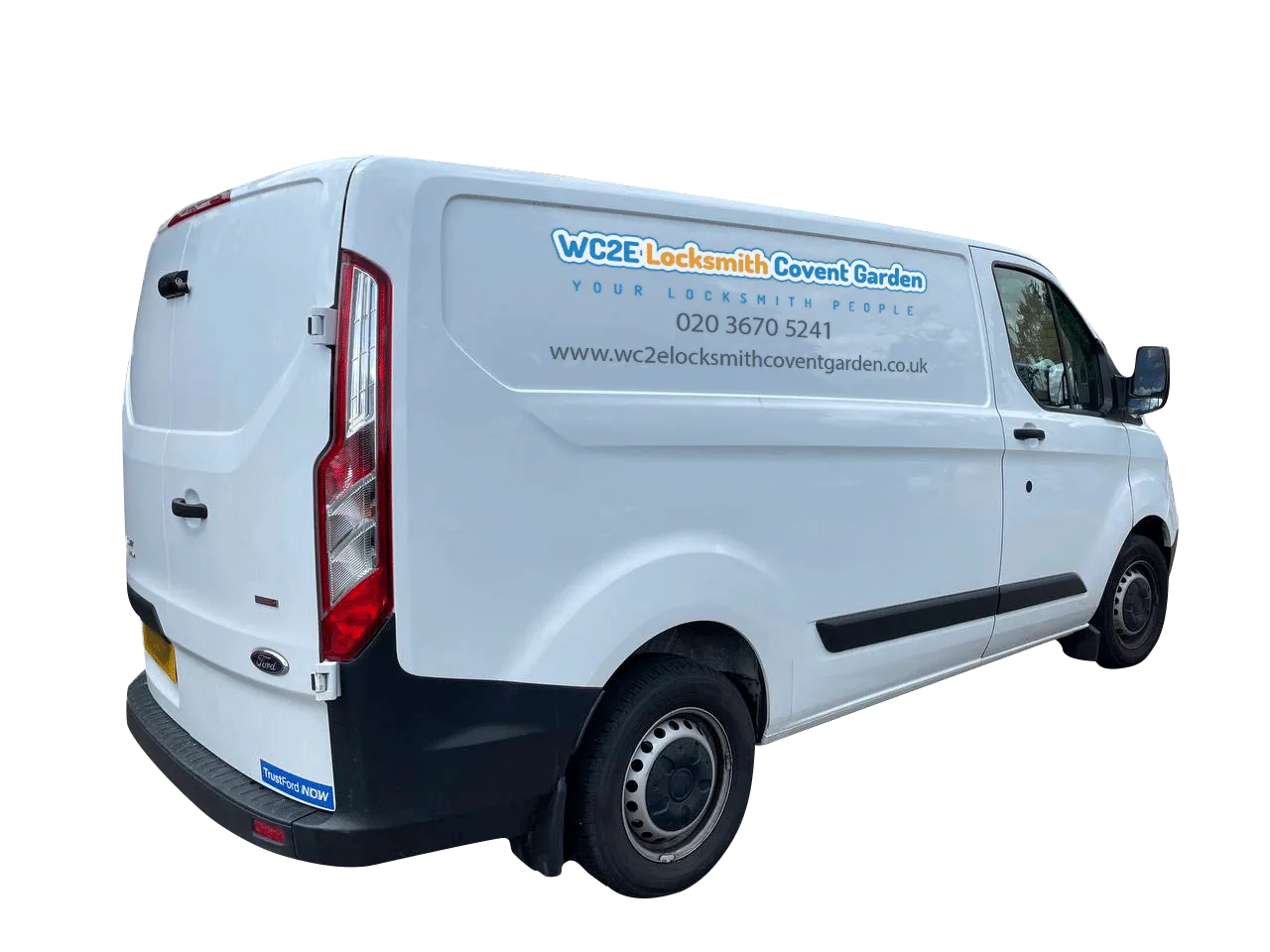 WC2E Locksmith Covent Garden van